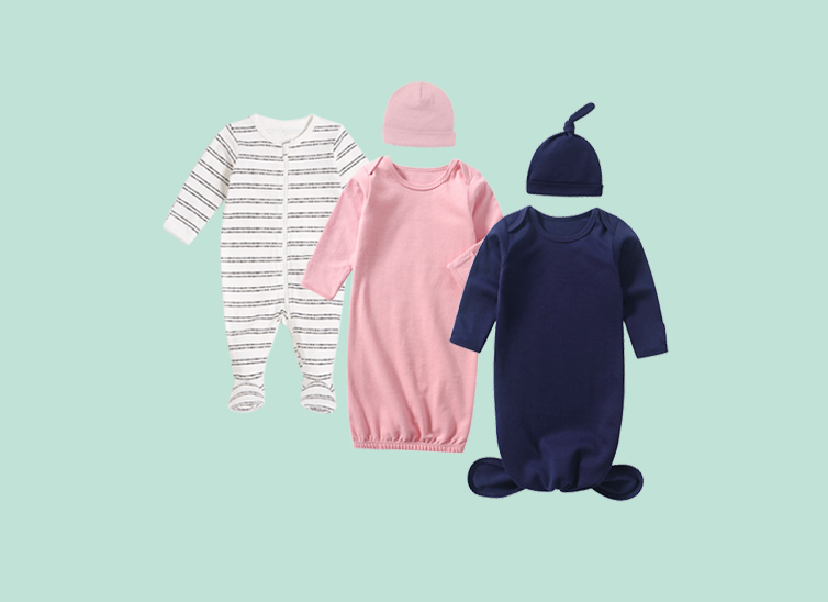 Customized GOTS certified organic bamboo cotton infants clothing wholesale online,top quality customize organic baby clothing wholesalers China