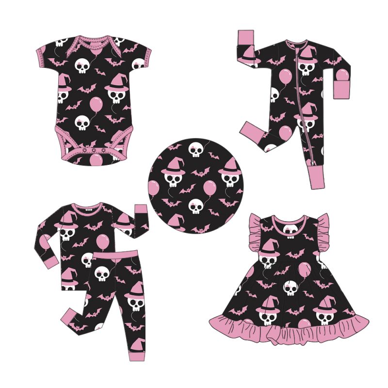 custom halloween printing baby clothes