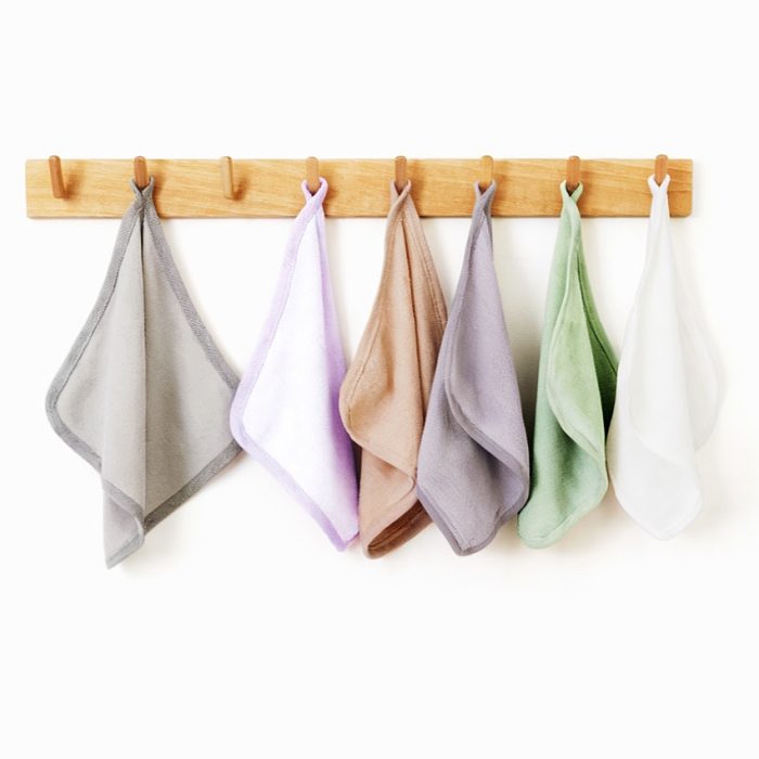 Organic bamboo baby washcloths bath face towel