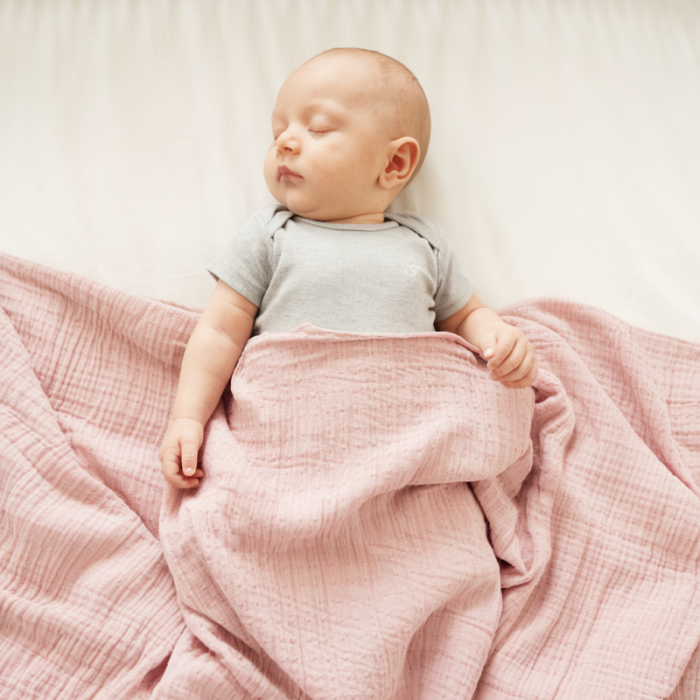 6 layers organic cotton baby muslin blanket